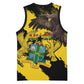 Afro Ghana Basketball Jersey Eagle With Coat Of Arms - African Pride