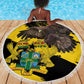 Afro Ghana Beach Blanket Eagle With Coat Of Arms
