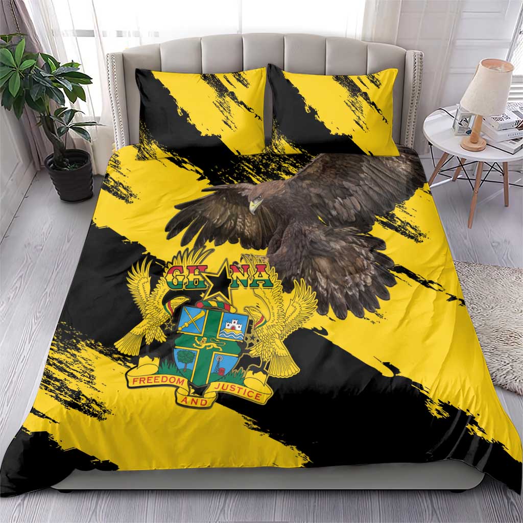 Afro Ghana Bedding Set Eagle With Coat Of Arms
