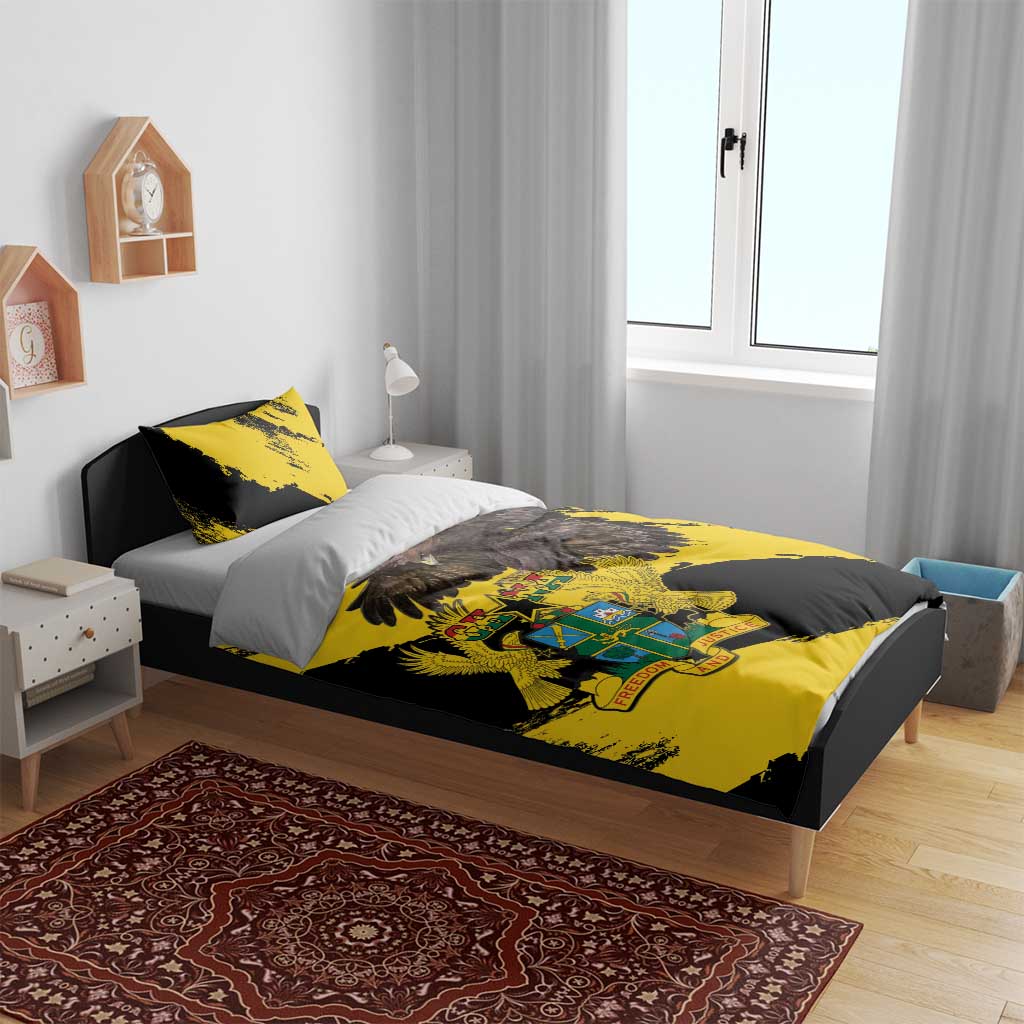Afro Ghana Bedding Set Eagle With Coat Of Arms