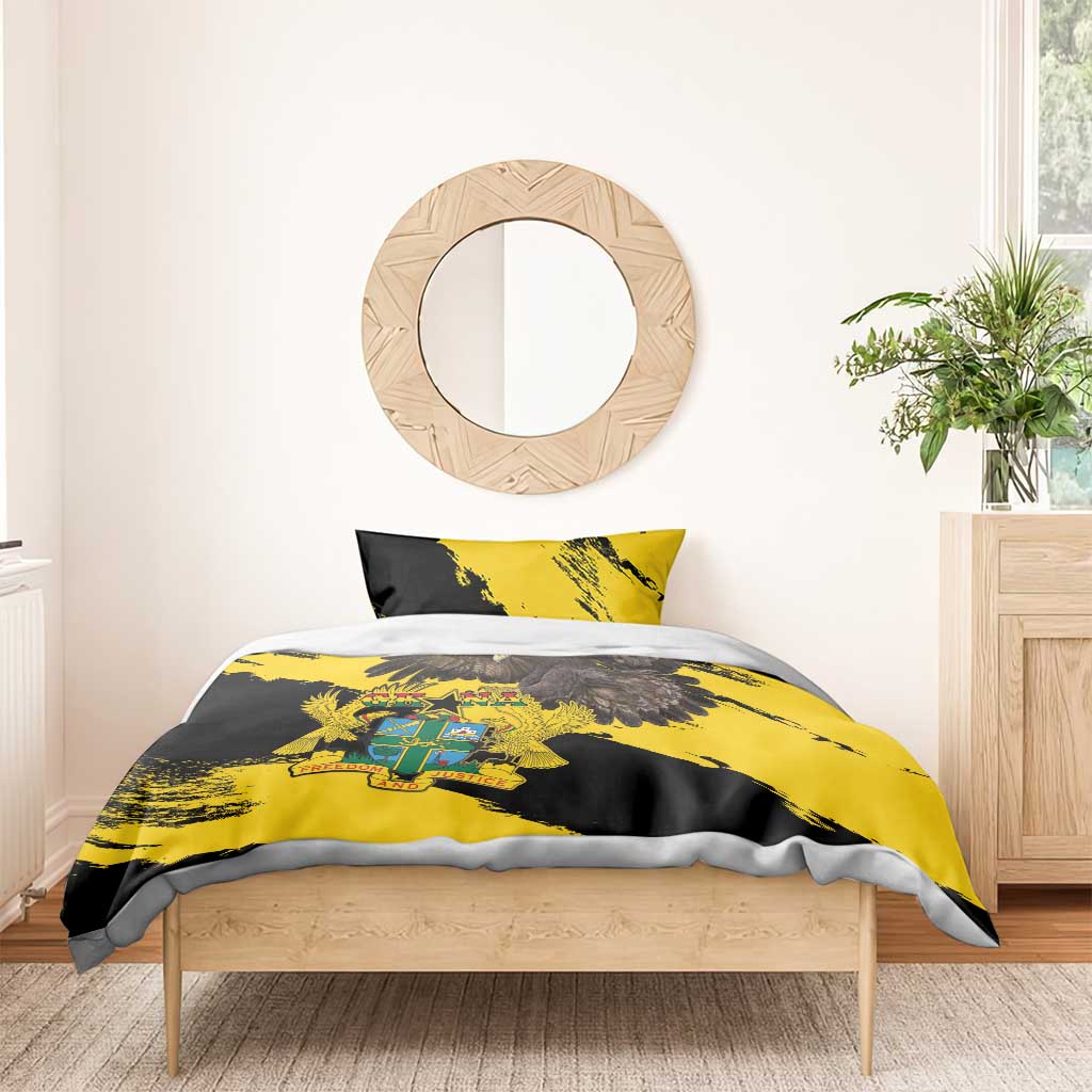Afro Ghana Bedding Set Eagle With Coat Of Arms