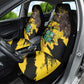 Afro Ghana Car Seat Cover Eagle With Coat Of Arms