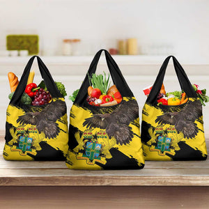 Afro Ghana Grocery Bag Eagle With Coat Of Arms