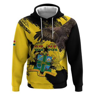 Afro Ghana Hoodie Eagle With Coat Of Arms