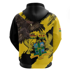 Afro Ghana Hoodie Eagle With Coat Of Arms