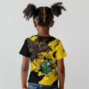 Afro Ghana Kid T shirt Eagle With Coat Of Arms