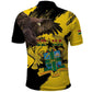 Afro Ghana Polo Shirt Eagle With Coat Of Arms
