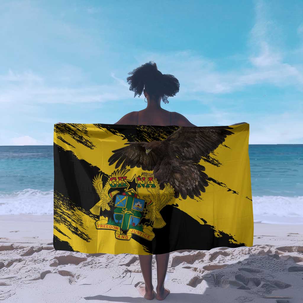 Afro Ghana Sarong Eagle With Coat Of Arms