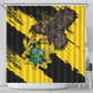 Afro Ghana Shower Curtain Eagle With Coat Of Arms