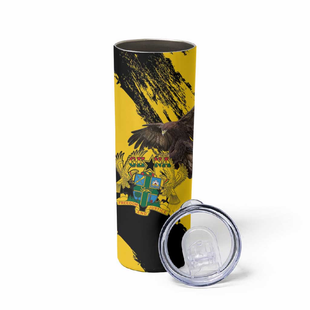 Afro Ghana Skinny Tumbler Eagle With Coat Of Arms