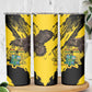Afro Ghana Skinny Tumbler Eagle With Coat Of Arms