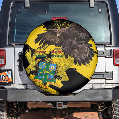 Afro Ghana Spare Tire Cover Eagle With Coat Of Arms