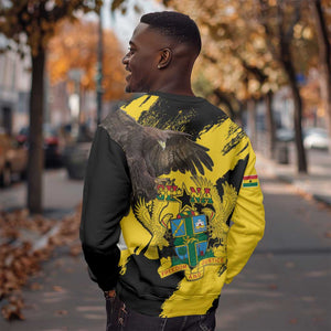 Afro Ghana Sweatshirt Eagle With Coat Of Arms