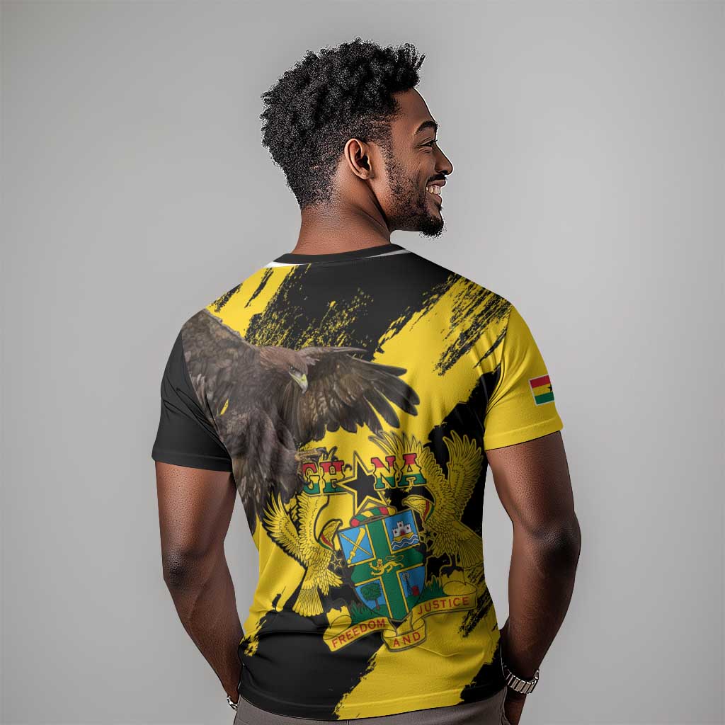 Afro Ghana T shirt Eagle With Coat Of Arms