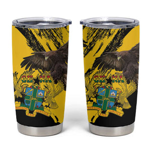 Afro Ghana Tumbler Cup Eagle With Coat Of Arms