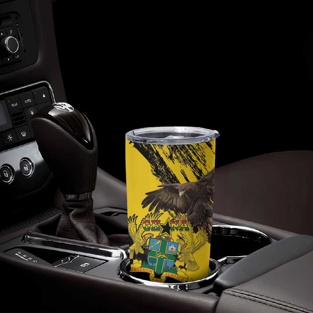 Afro Ghana Tumbler Cup Eagle With Coat Of Arms