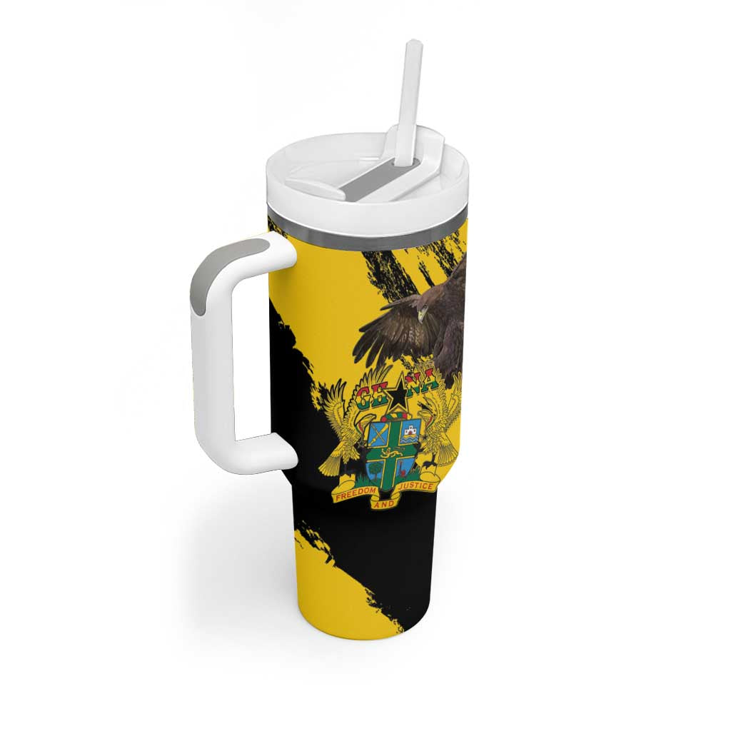 Afro Ghana Tumbler With Handle Eagle With Coat Of Arms