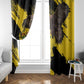 Afro Ghana Window Curtain Eagle With Coat Of Arms