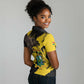 Afro Ghana Women Polo Shirt Eagle With Coat Of Arms