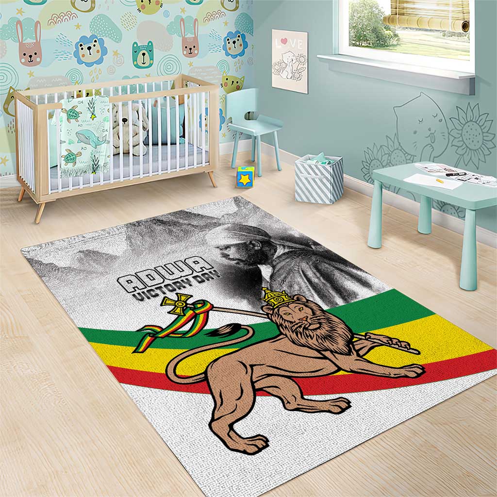 African Victory Menelik II Area Rug Battle Of Adwa