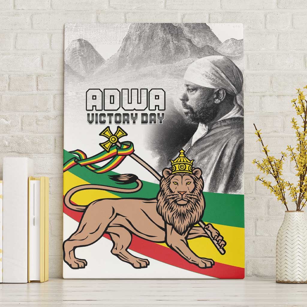 African Victory Menelik II Canvas Wall Art Battle Of Adwa