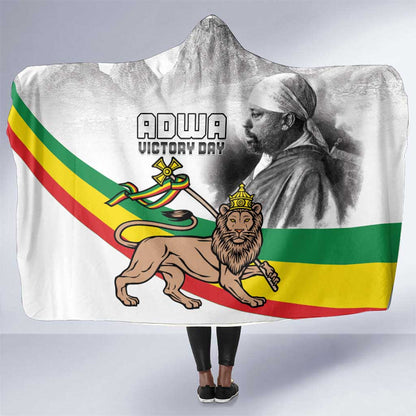 African Victory Menelik II Hooded Blanket Battle Of Adwa