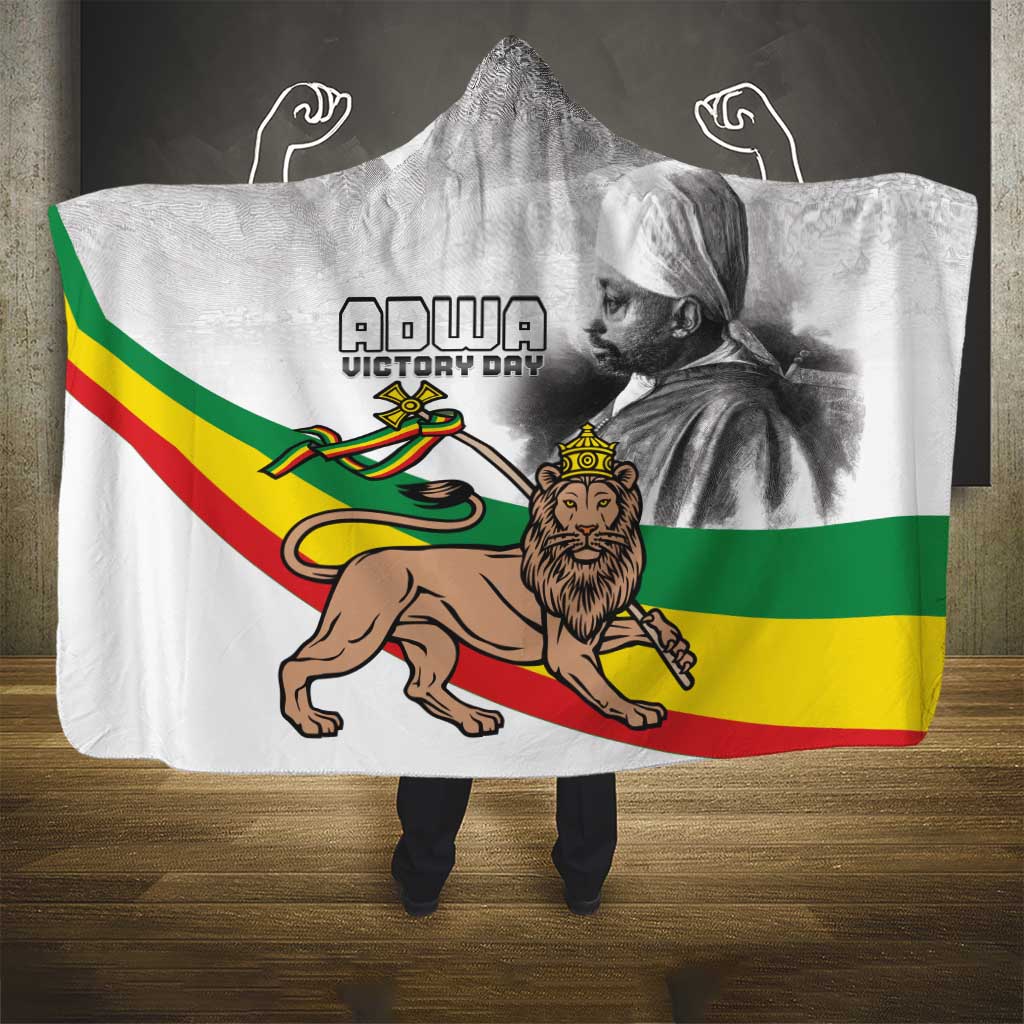 African Victory Menelik II Hooded Blanket Battle Of Adwa