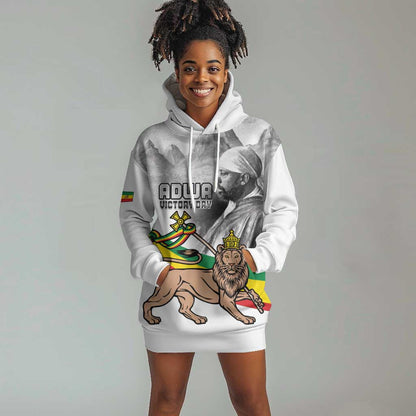 African Victory Menelik II Hoodie Dress Battle Of Adwa