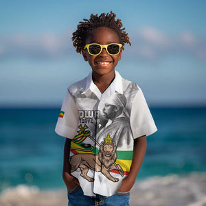 African Victory Menelik II Kid Hawaiian Shirt Battle Of Adwa
