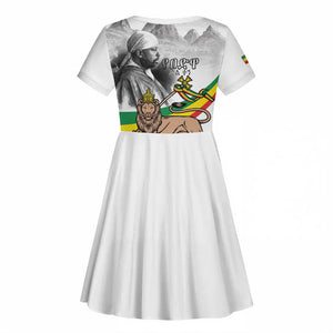 African Victory Menelik II Kid Short Sleeve Dress Battle Of Adwa