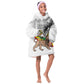 African Victory Menelik II Kid Wearable Blanket Hoodie Battle Of Adwa