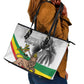 African Victory Menelik II Leather Tote Bag Battle Of Adwa