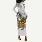 African Victory Menelik II Long Sleeve Bodycon Dress Battle Of Adwa LT15