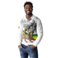 African Victory Menelik II Long Sleeve Polo Shirt Battle Of Adwa