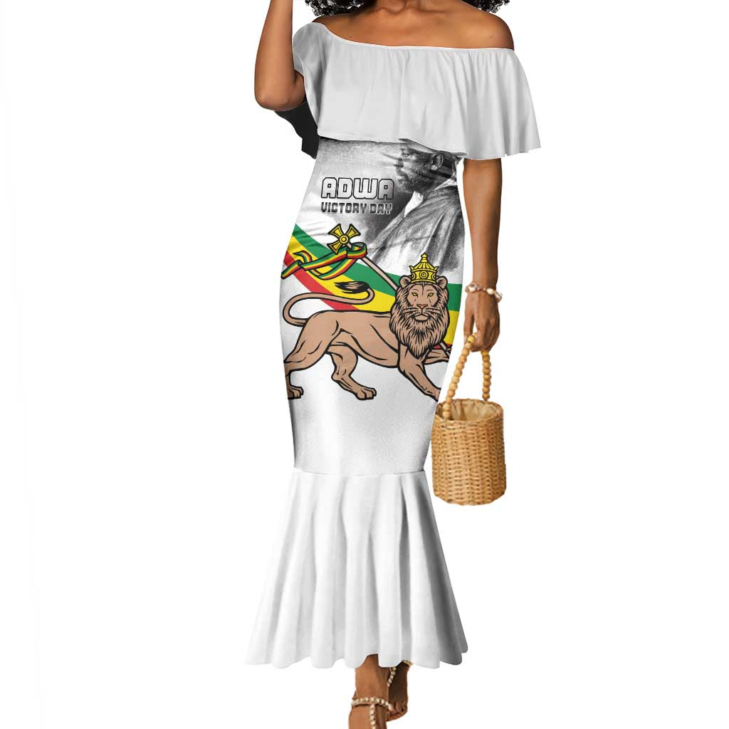 African Victory Menelik II Mermaid Dress Battle Of Adwa