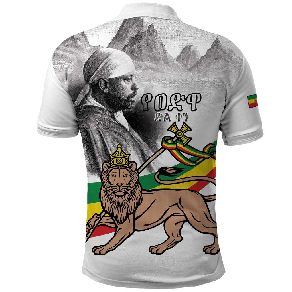 African Victory Menelik II Polo Shirt Battle Of Adwa