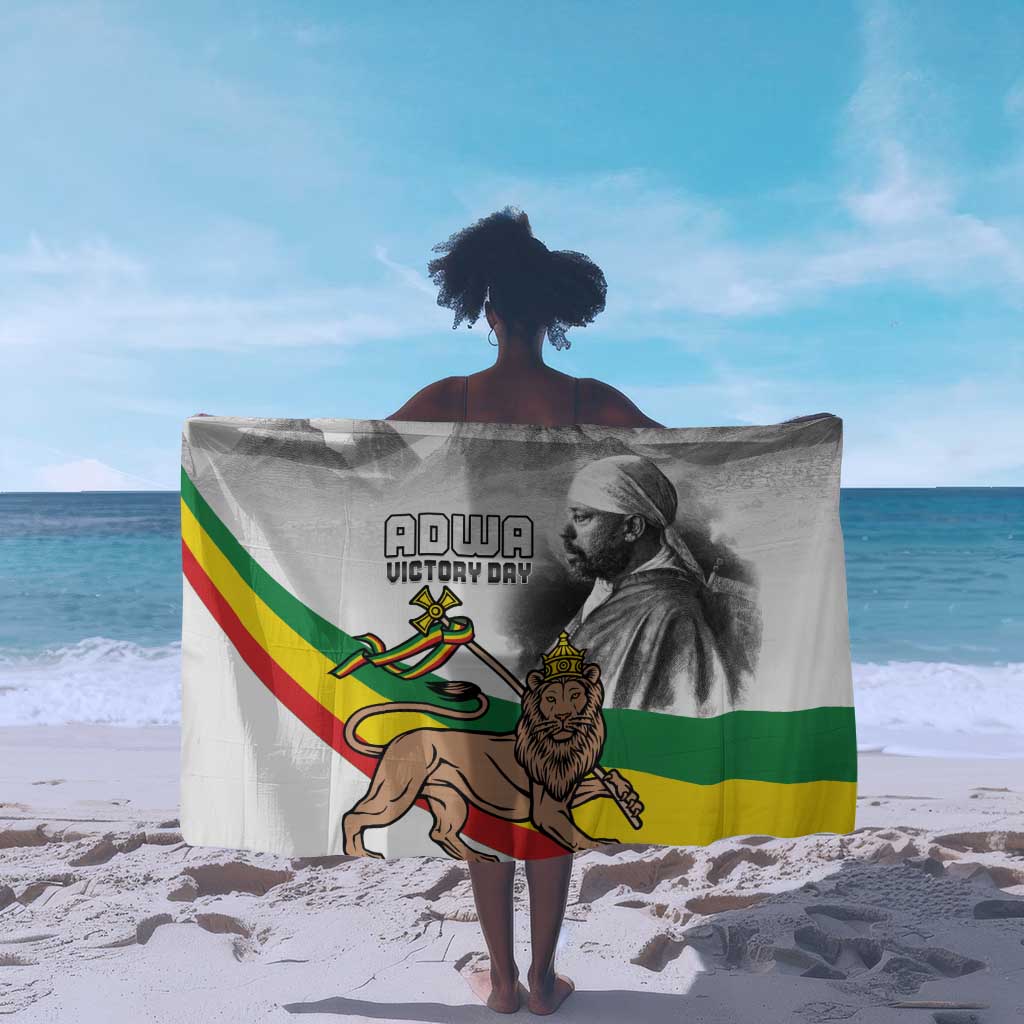 African Victory Menelik II Sarong Battle Of Adwa