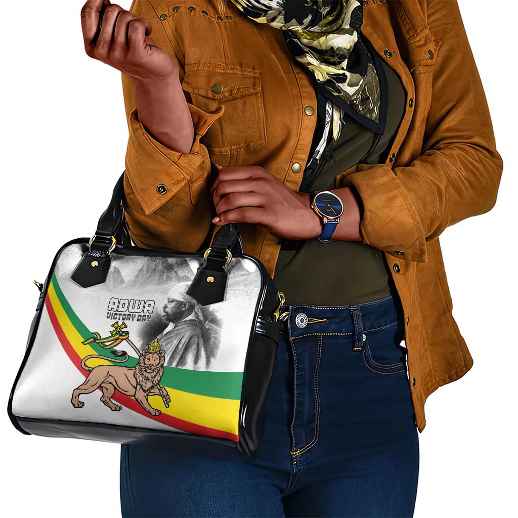 African Victory Menelik II Shoulder Handbag Battle Of Adwa
