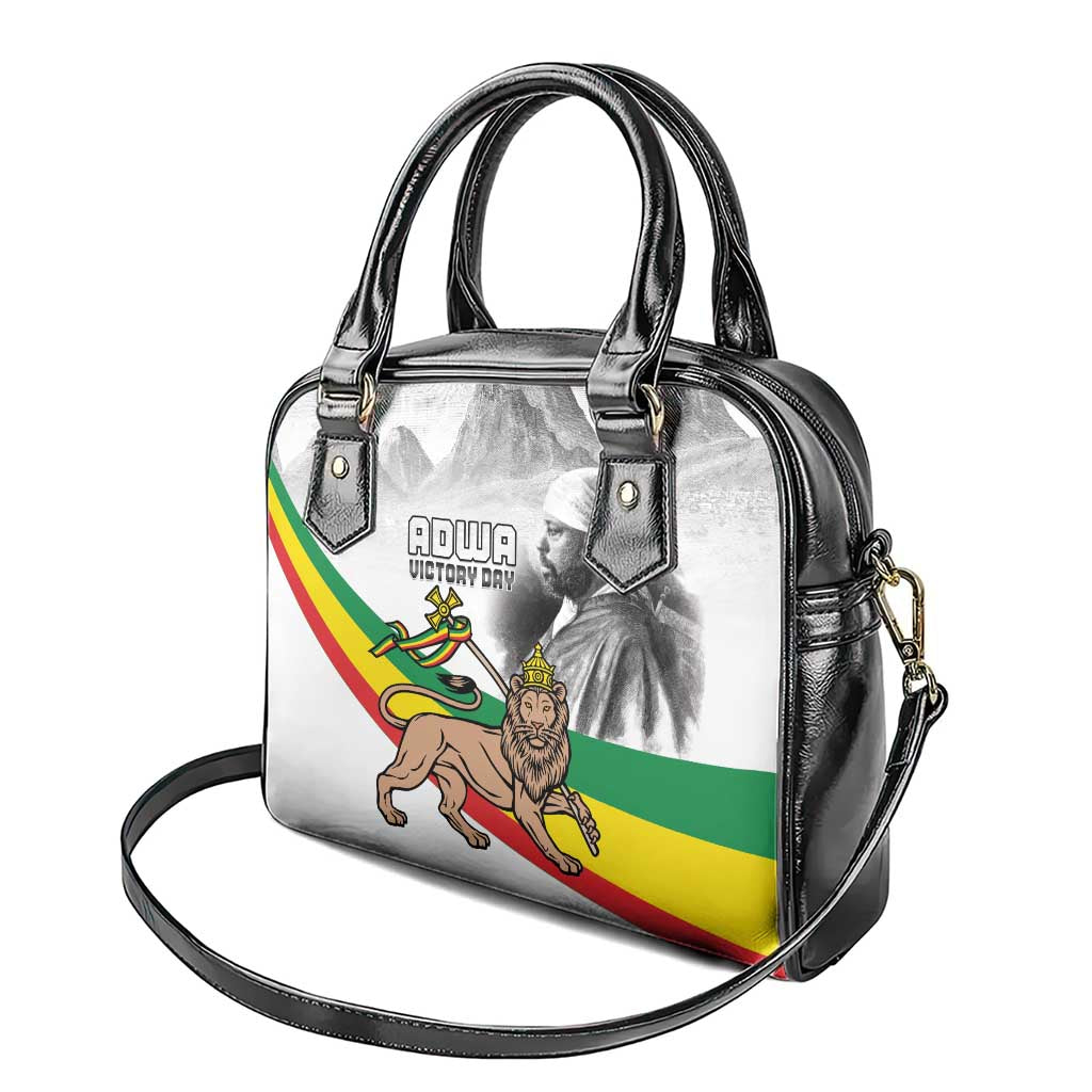 African Victory Menelik II Shoulder Handbag Battle Of Adwa