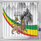 African Victory Menelik II Shower Curtain Battle Of Adwa