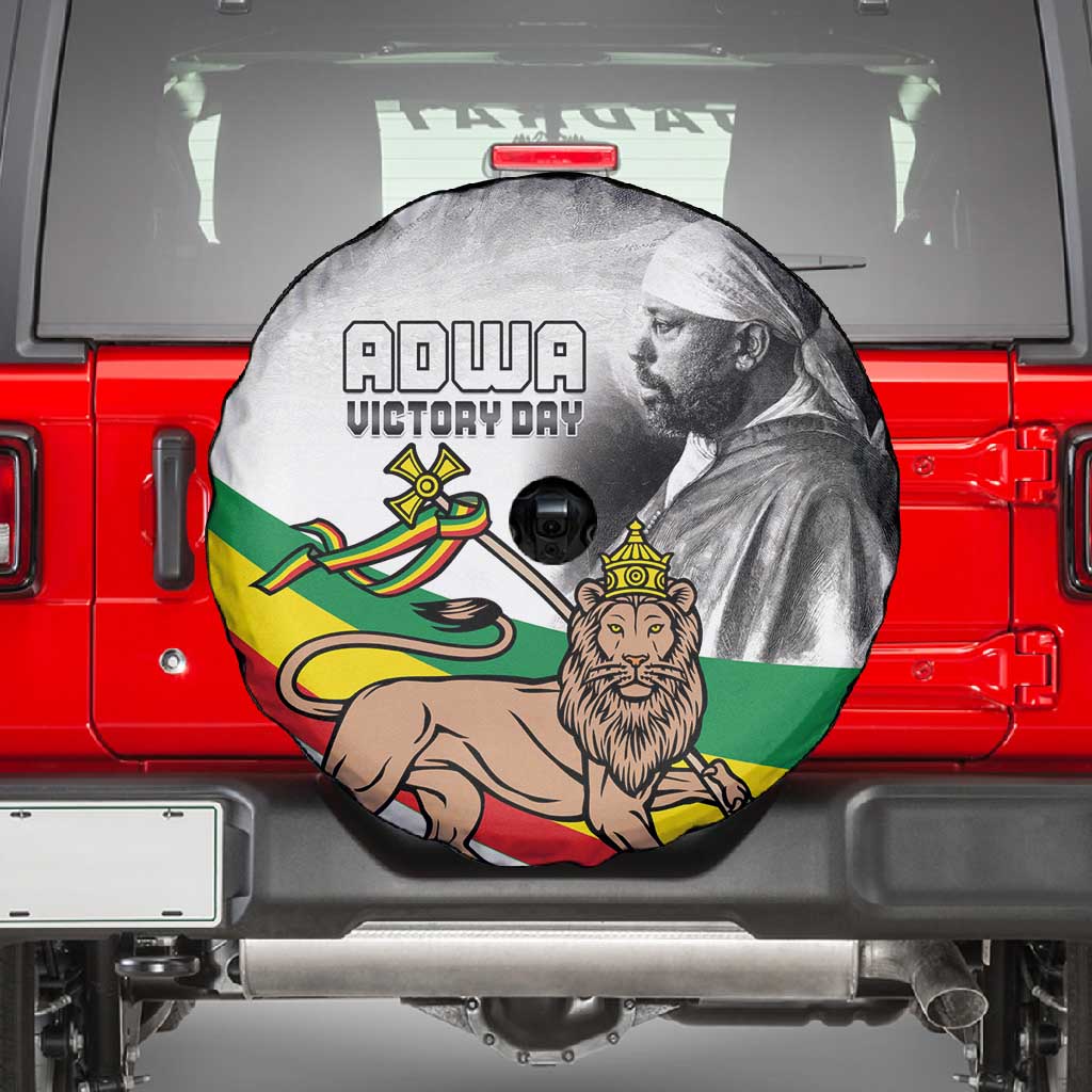 African Victory Menelik II Spare Tire Cover Battle Of Adwa