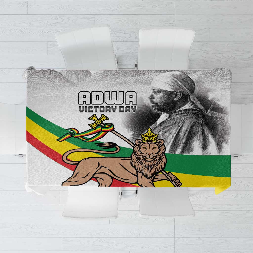 African Victory Menelik II Tablecloth Battle Of Adwa