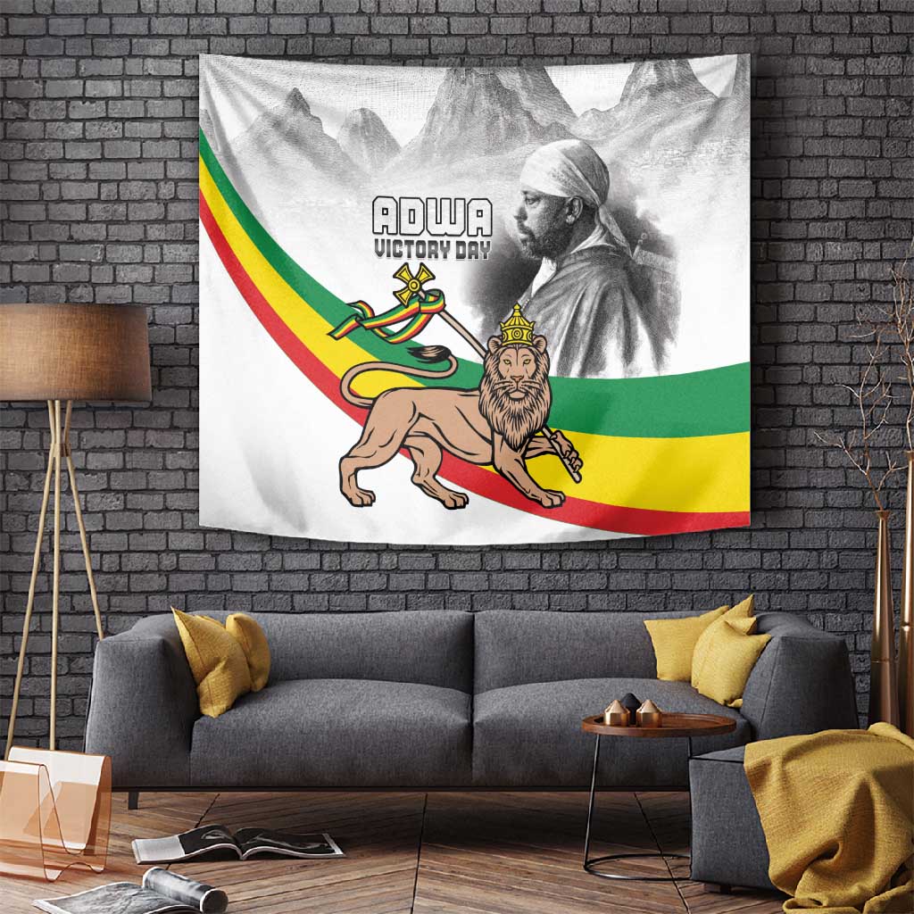 African Victory Menelik II Tapestry Battle Of Adwa