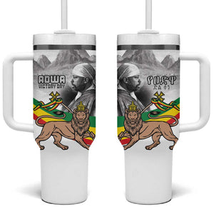 African Victory Menelik II Tumbler With Handle Battle Of Adwa