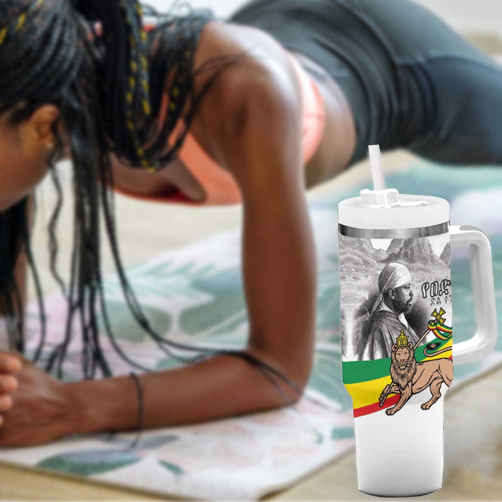 African Victory Menelik II Tumbler With Handle Battle Of Adwa