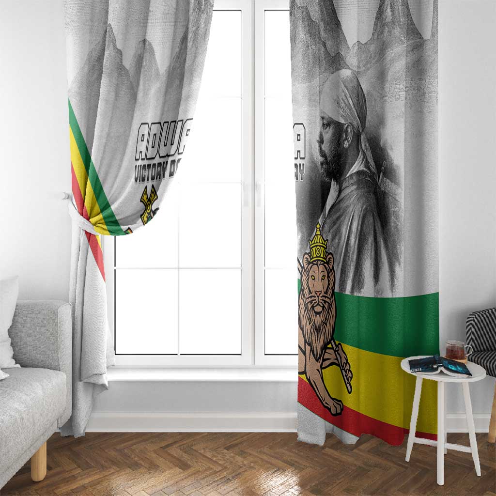 African Victory Menelik II Window Curtain Battle Of Adwa