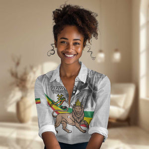 African Victory Menelik II Women Casual Shirt Battle Of Adwa LT15