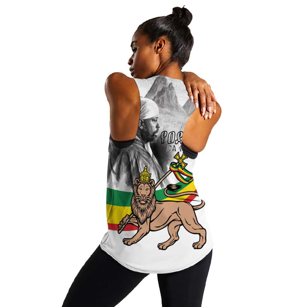 African Victory Menelik II Women Racerback Tank Battle Of Adwa