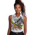 African Victory Menelik II Women Sleeveless Polo Shirt Battle Of Adwa
