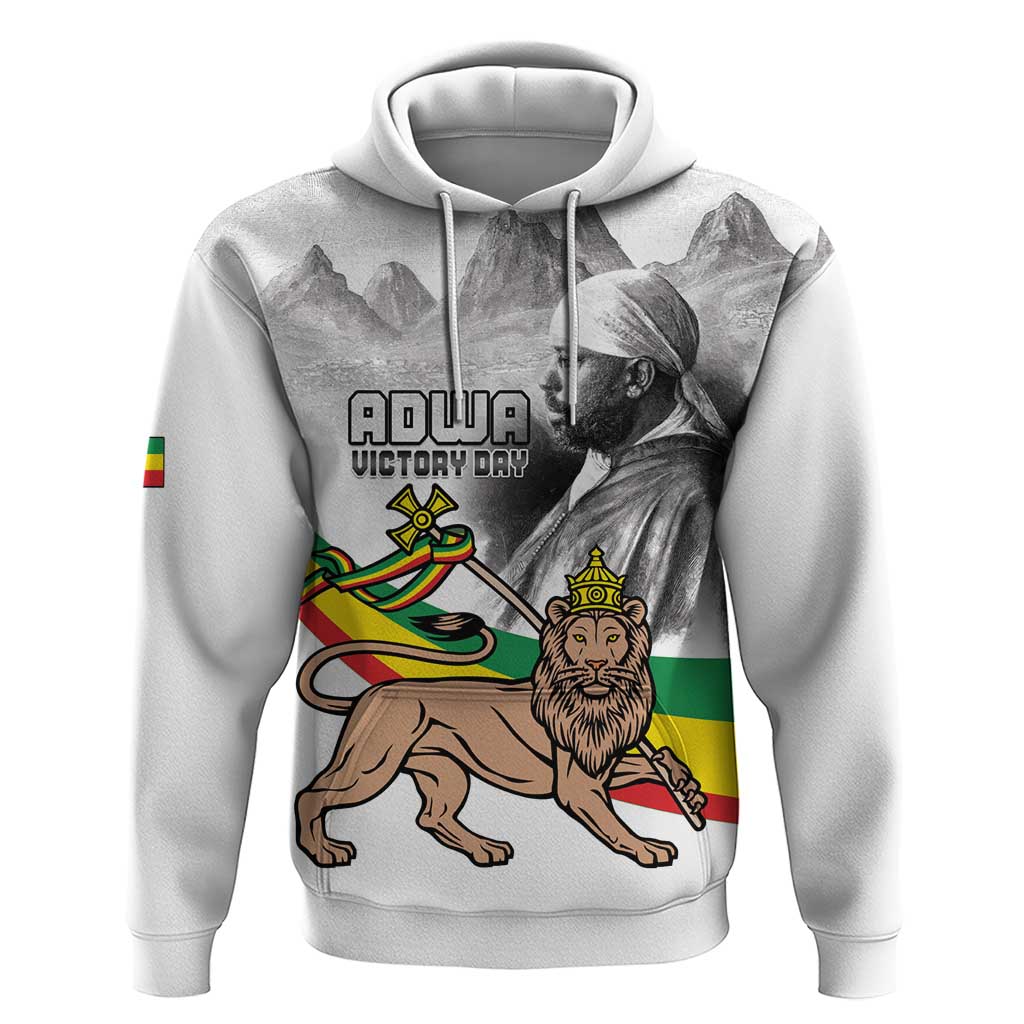 African Victory Menelik II Zip Hoodie Battle Of Adwa